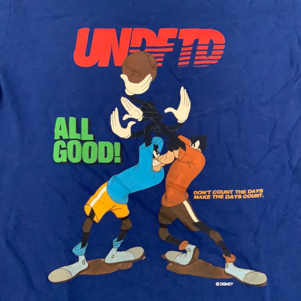 Undftd x Disney shirt undefeated